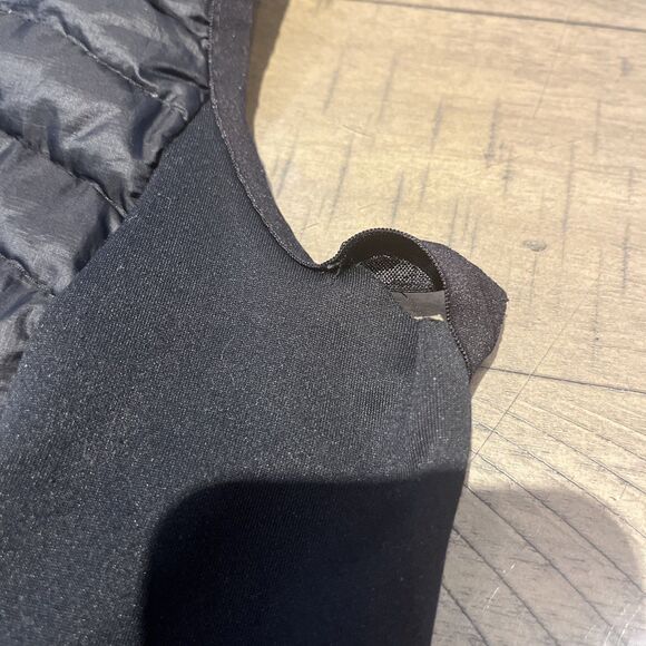 Eddie Bauer First Ascent Vest Mens Large Black 800 Down Fill Puffer Jacket READ - Picture 4 of 4